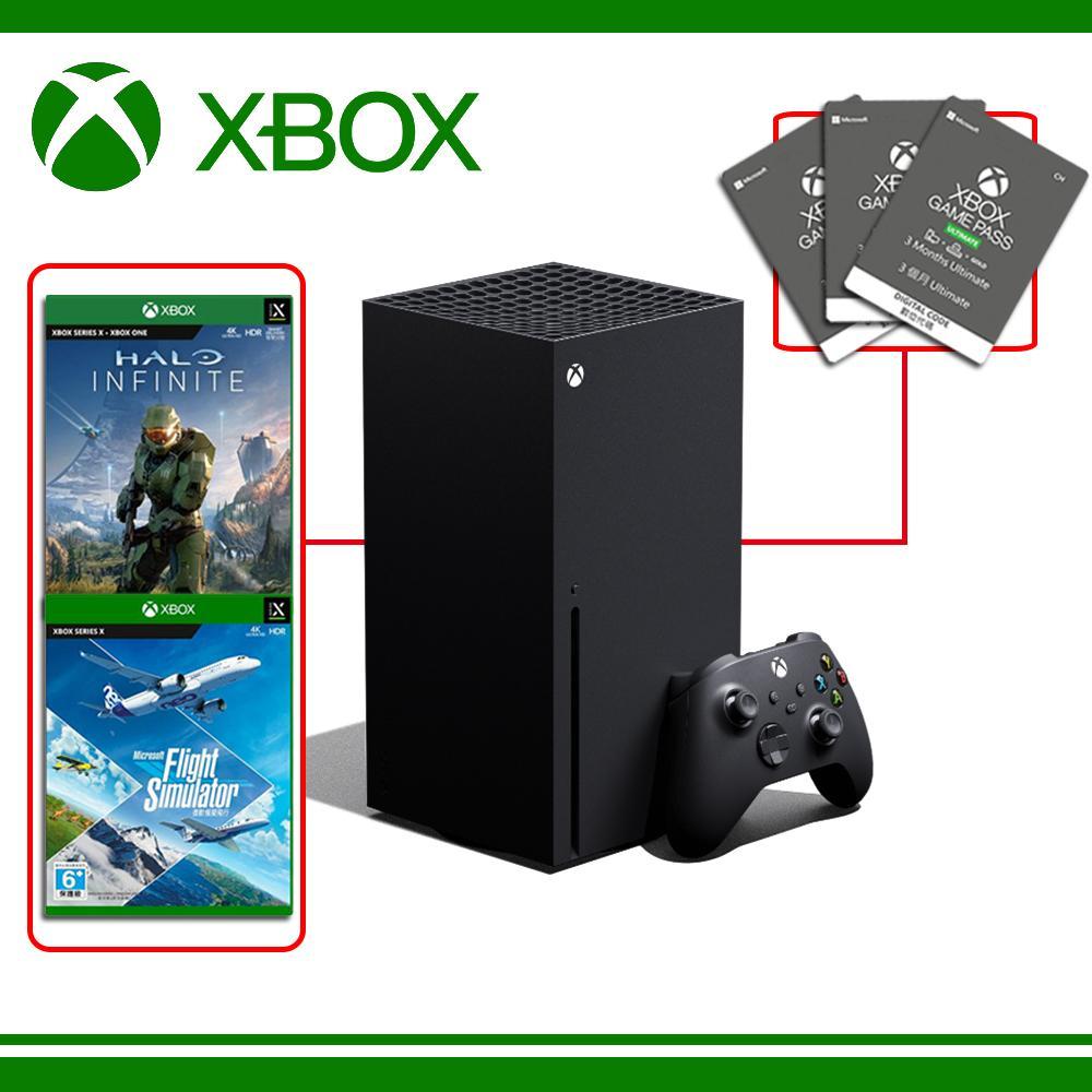 (現貨)Xbox Series X 台灣專用機+XBOX Game Pass Ultimate 3個月*3+遊戲*2