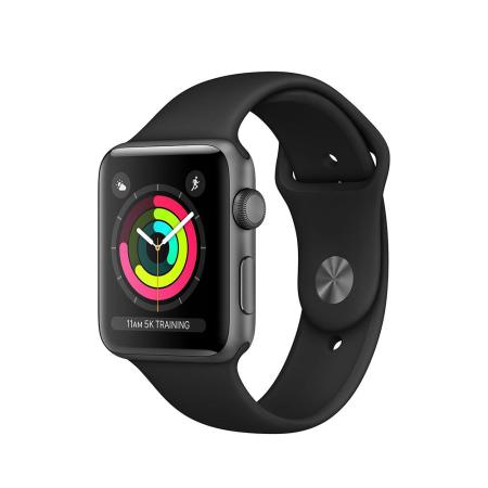 (單機福利品) 蘋果 Apple Watch Series 3 GPS 42mm鋁金屬錶殼智慧手錶(A1859)