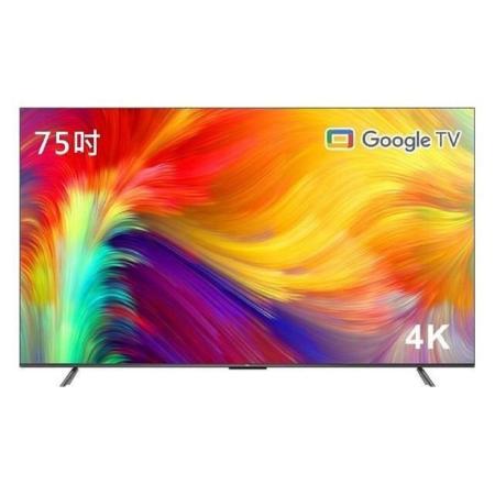 TCL 75吋 4K Google TV智能連網液晶顯示器 75P735  含基本安裝 樓層費跨區費另計
