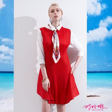 CLL 巧玲瓏 
立體壓褶時尚洋裝