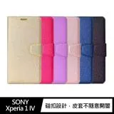 ALIVO SONY Xperia 1 IV 蠶絲紋皮套