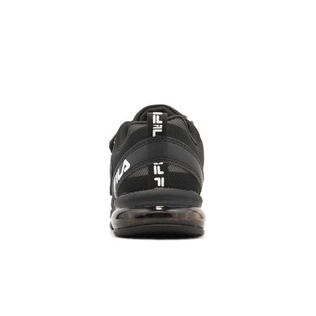 Fila 童鞋 J801W 黑 白 中童 透氣 抗菌防臭 運動鞋 斐樂 3J801W001