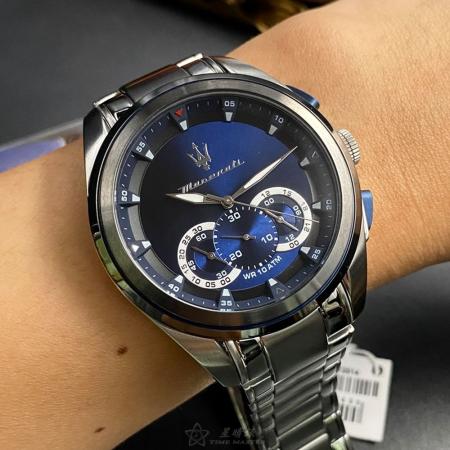 MASERAT寶藍色
錶盤精鋼銀色錶