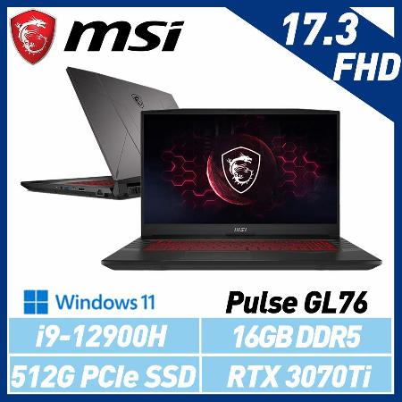 MSI 微星  Pulse GL76 12UGSZOK-609TW 黑 17吋 電競筆電