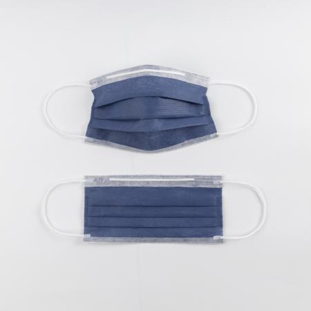 【極舒感-植感系】4D支撐型醫療口罩 顛覆口罩配戴體驗-晨霧藍莓(50片*1盒組)