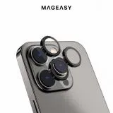 MAGEASY iPhone 14 Pro /Pro Max 三鏡頭 LenzGuard 藍寶石鏡頭保護貼