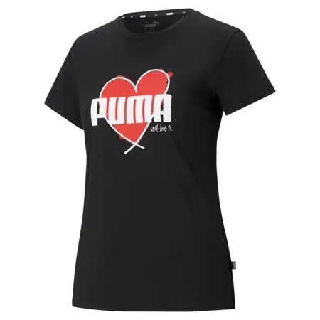 【PUMA】女 基本系列Heart短袖T恤 -58789701