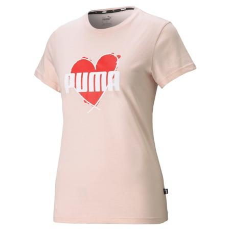 【PUMA】女 基本系列Heart短袖T恤 -58789727