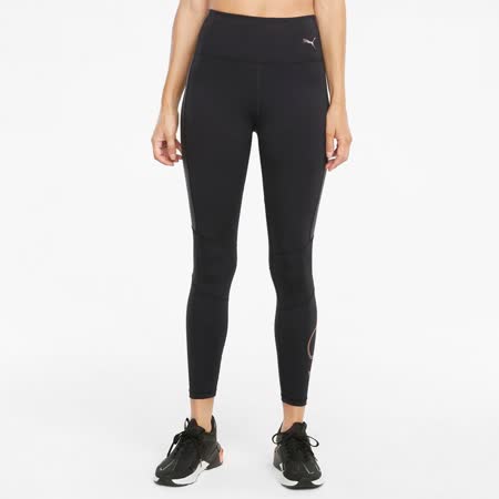 【PUMA】女 訓練系列Moto高腰9分緊身褲 -52108901