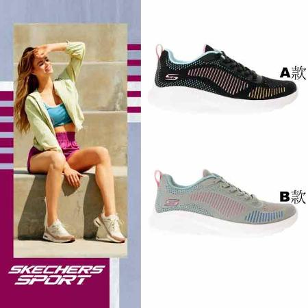 SKECHERS 女運動系列 BOBS SQUAD CHAOS - 117208BKMT