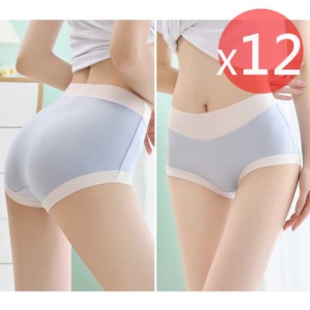 PinLe (12件組)
莫代爾桑蠶絲中高腰舒適內褲