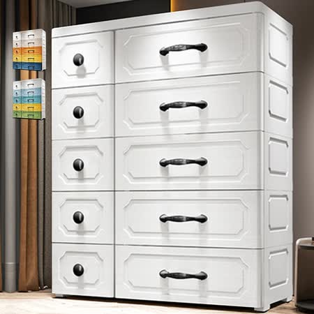 【Mr.box】75大面寬-雙排歐式5層收納櫃