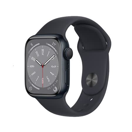 Apple Watch S8 (GPS) 41mm - 午夜色 (MNP53TA/A)