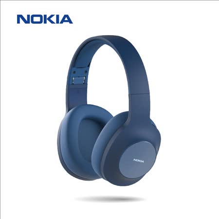 【NOKIA諾基亞】頭戴式 無線藍牙耳機-藍色 (E1200-L)