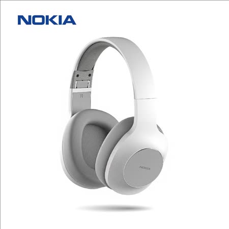 【NOKIA諾基亞】頭戴式 無線藍牙耳機-白色 (E1200-W)