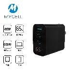 【Mycell】65W GaN氮化鎵數位顯示智慧充電器