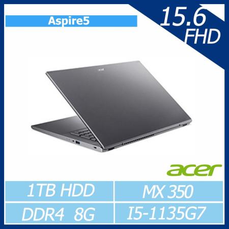 acer Aspire5 A515-56G-58WM 雅痞黑/i5-1135G7/MX350 2G/8G