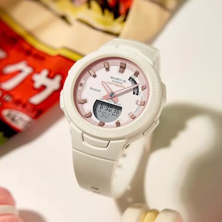 CASIO 卡西歐 Baby-G 
藍牙計步雙顯運動手錶