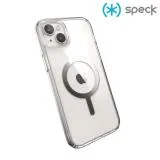 Speck Perfect Clear MagSafe iPhone 14 Plus 6.7吋 磁吸透明防摔殼-銀色