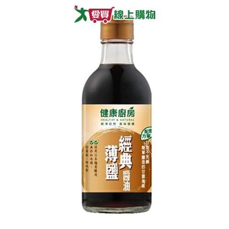 味全 健康廚房經典薄鹽醬油(340ML)