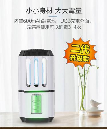 【Glolux】北美品牌 / USB紫外線 UV殺菌燈 便攜燈(臭氧 抗菌 消毒燈 除菌機 紫外線殺菌)