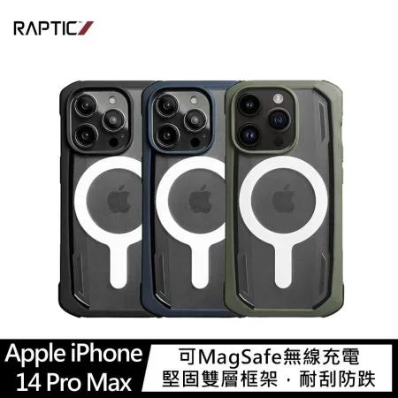 RAPTIC Apple iPhone 14 Pro Max Secure Magsafe  #軍用防摔#強力磁吸#防震