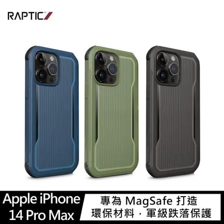 RAPTIC Apple iPhone 14 Pro Max Fort Magsafe 保護殼#軍用防摔#強力磁吸#防震