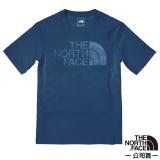【美國 The North Face】男 FlashDry吸濕透氣短袖圓領T恤(亞洲版型)/7QVA-HDC 深藍 L