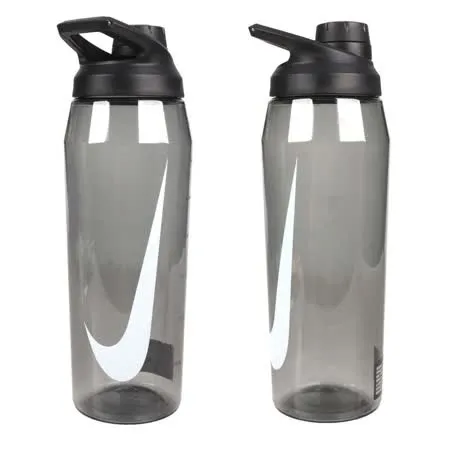 NIKE 32OZ 大口徑水壺-慢跑 路跑 自行車 單車 登山 運動水壺 945ML 黑白