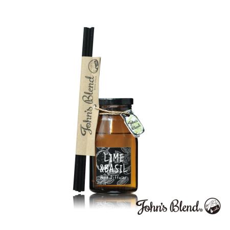 日本John′s Blend 室內香氛擴香瓶-配方升級版(140ml)青檸羅勒