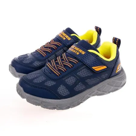 SKECHERS 男童系列燈鞋 DYNAMIC-FLASH - 401529LNVOR