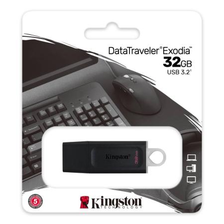 【Kingston 金士頓】DataTraveler Exodia 32GB USB3.2隨身碟*