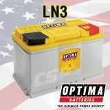 【歐帝瑪OPTIMA】免維護 深循環電池 汽車電瓶 12V72Ah 800CCA 黃色 LN3