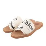 【CHLOE'】WOODY FLAT MULE平底拖鞋35 / 36 / 37 / 38 / 39 / 40(白色)