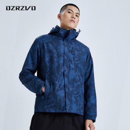【DZRZVD 杜戛地】 
男款兩件式印花衝鋒衣