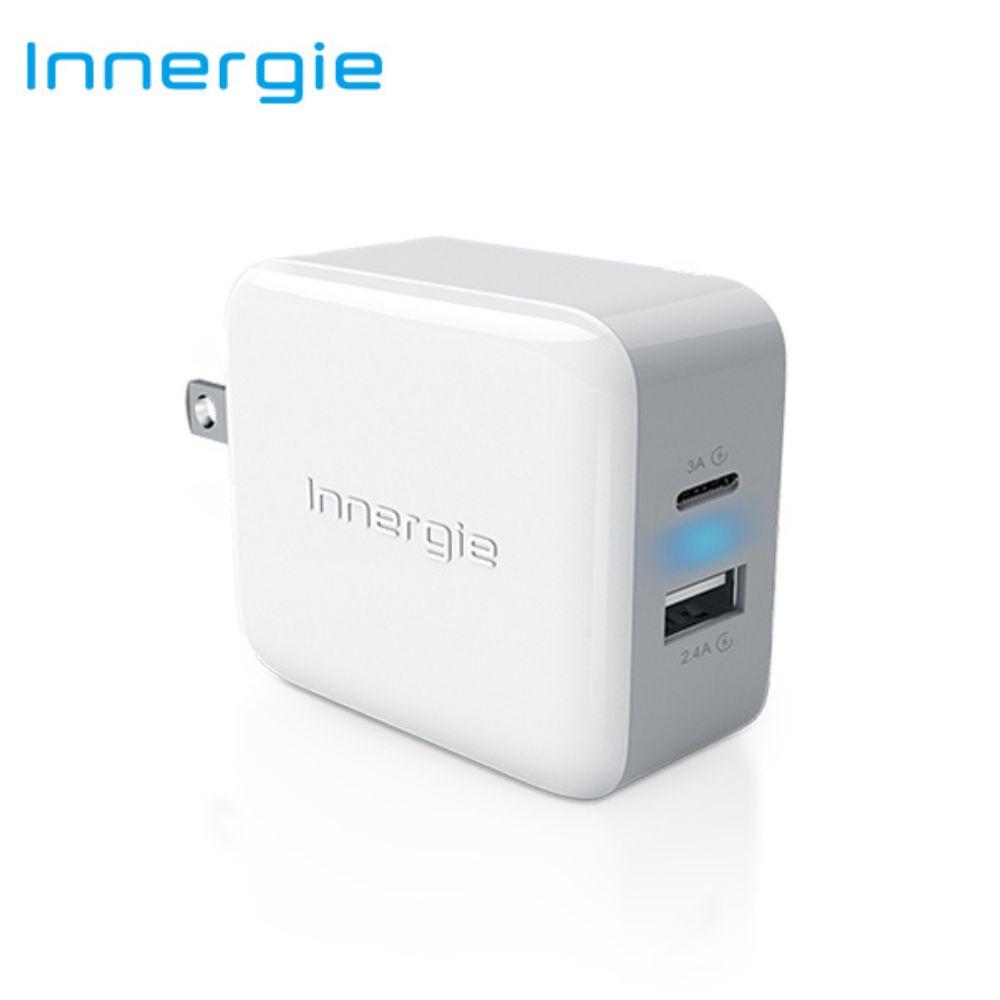 Innergie 台達電 27M 27瓦 極速充電器 USB-C & USB-A 雙孔充電 (ADP-27CB-BTA)