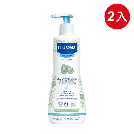 Mustela 慕之恬廊 嬰幼兒雙潔乳500ml X2入組