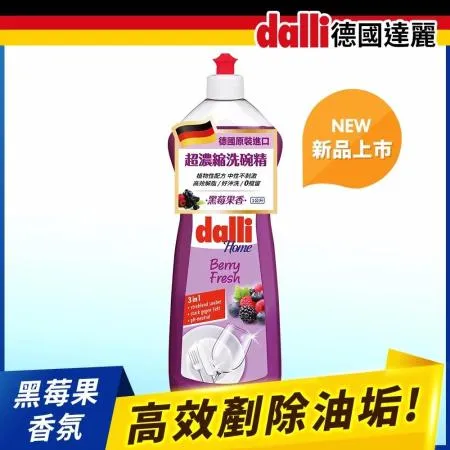 【Dalli德國達麗】黑莓超濃縮洗碗精1L(共6入)