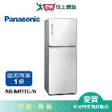 Panasonic國際498L無邊框玻璃雙門變頻電冰箱NR-B493TG-W 含配送+安裝【愛買】