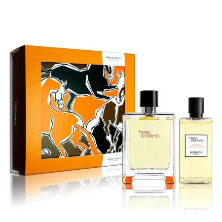 Hermes 愛馬仕 大地男性淡香水100ML 禮盒(淡香水100ML+洗髮沐浴膠80ML)