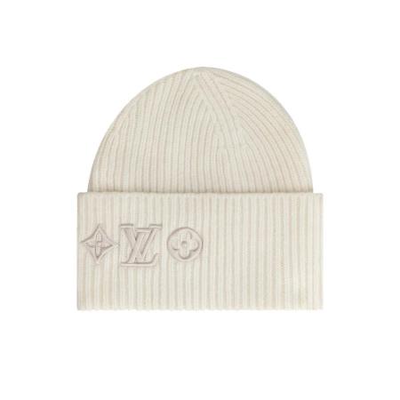 AUTH LOUIS VUITTON M76718 Monogram Bob Lovely Gram hat Nylon White x  Multicolore