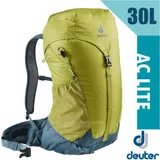 ☆【德國Deuter】AC LITE 30L透氣登山包(Aircomfort 網架背負系統.附防雨套)3421021果綠