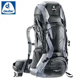 ☆【德國 Deuter】Futura Vario 50L+10L+5L 網架直立式透氣背包.登山包/34314黑/灰