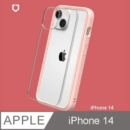 【RhinoShield 犀牛盾】iPhone 14 Mod NX 邊框背蓋兩用手機殼-櫻花粉