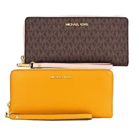 MICHAEL KORS JET SET手掛式ㄇ字長夾-多色選