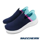 Skechers 休閒鞋 Ultra Flex 3 童鞋 中童 大童 女鞋 深藍 套入式 303800LNVTQ