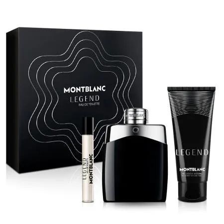 MONTBLANC 萬寶龍 傳奇男性淡香水禮盒(淡香水100ml+隨行香氛7.5ml+沐浴精100ml)