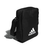 adidas 包包 Shoulder Bag 男女款 黑 基本款 經典 三線 愛迪達 小包 側背包 斜肩包 H30336