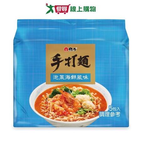 維力 手打麵泡菜海鮮風味(80G/5入)