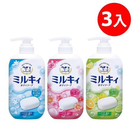 日本牛乳石鹼
牛乳精華沐浴乳3入組